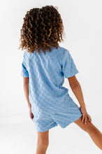 Load image into Gallery viewer, Coastal Blue | BOYS TERRY CHECK SET