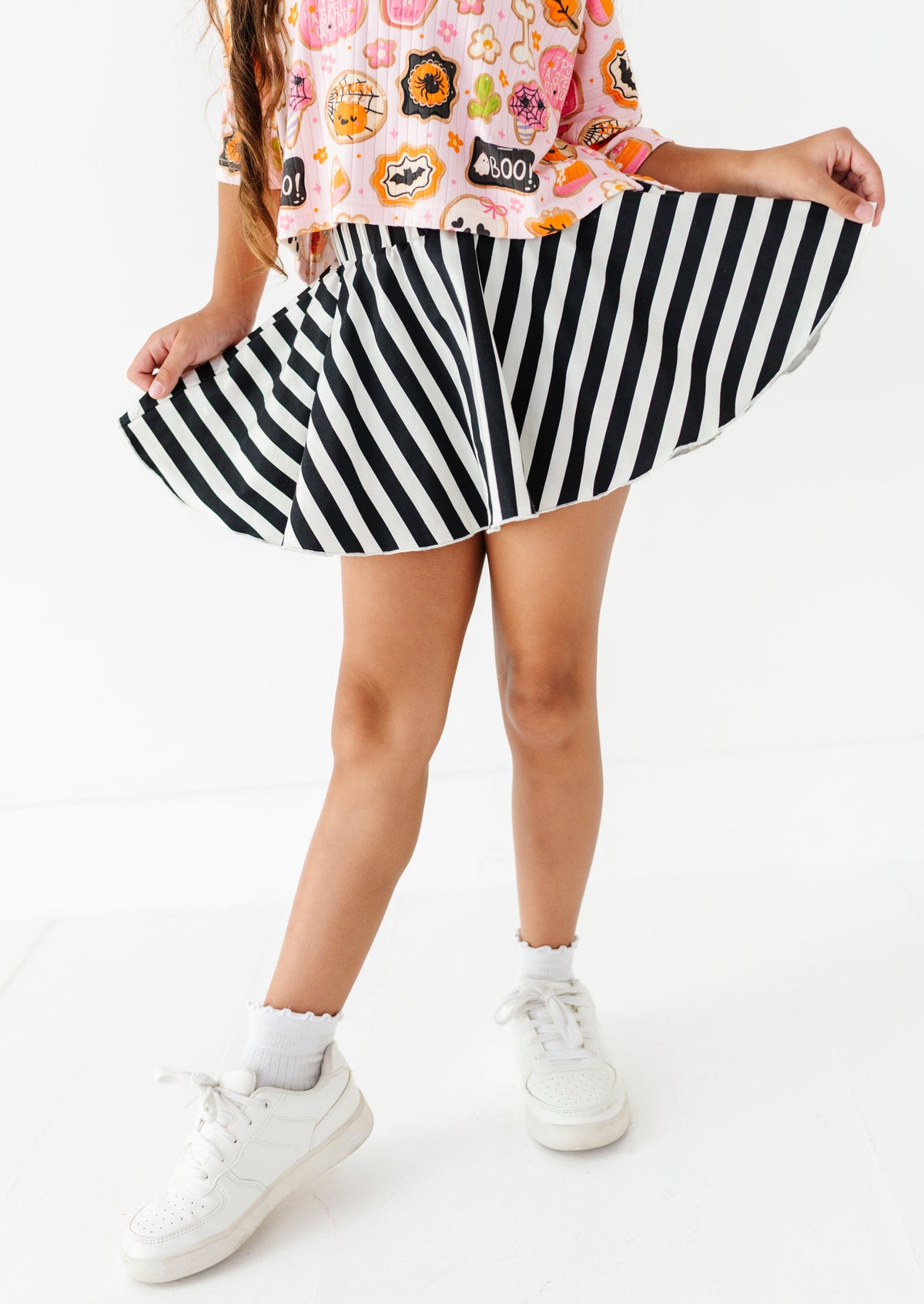 Midnight Stripes | Skort