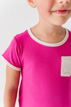 Load image into Gallery viewer, Pink Punch | Mini Dress + Biker Shorts RIB Set