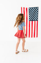 Load image into Gallery viewer, Red RIBBED | Skort
