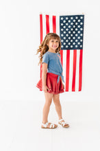 Load image into Gallery viewer, Red RIBBED | Skort