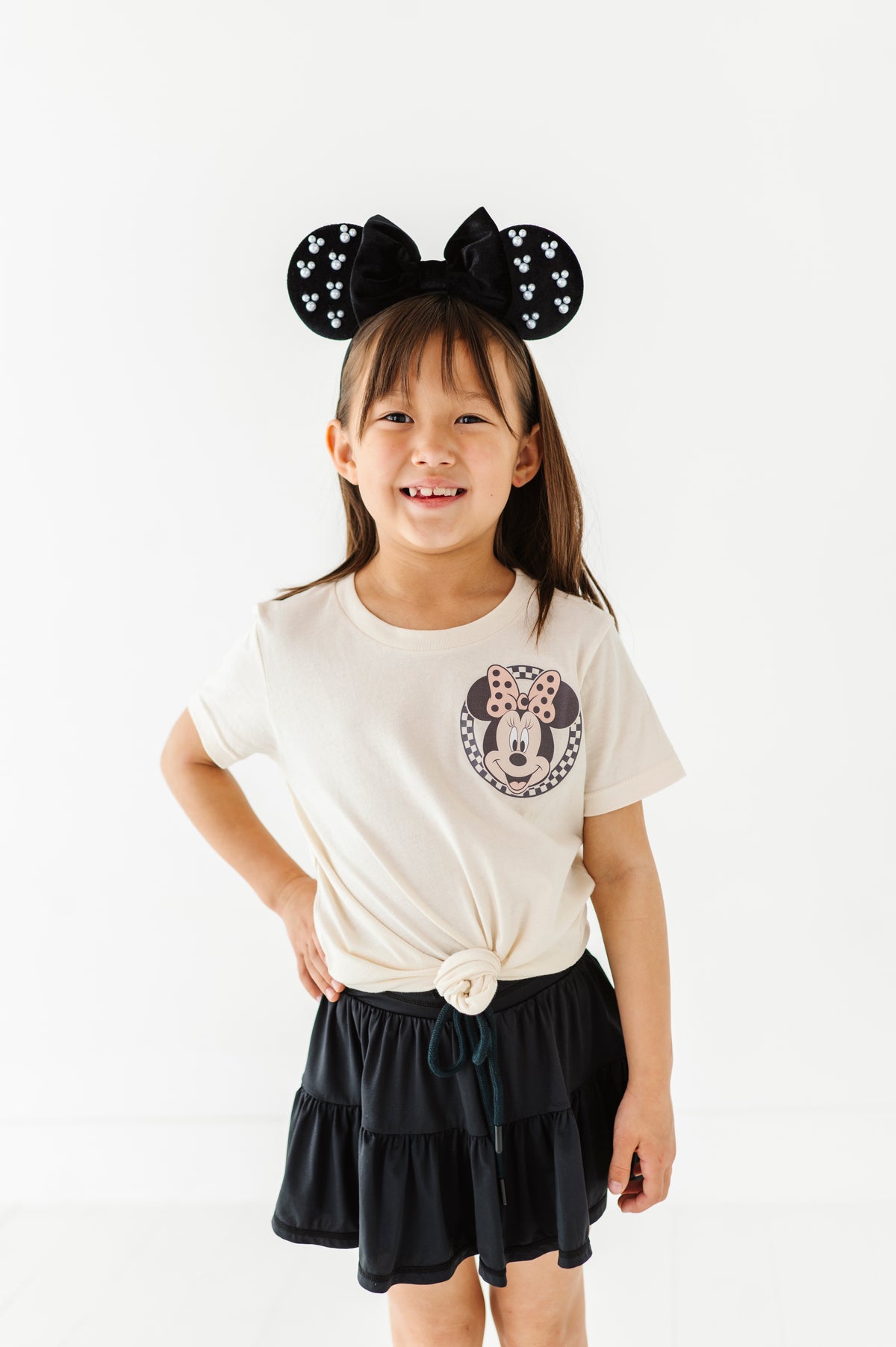 Minnie Circle | KIDS CREAM TEE