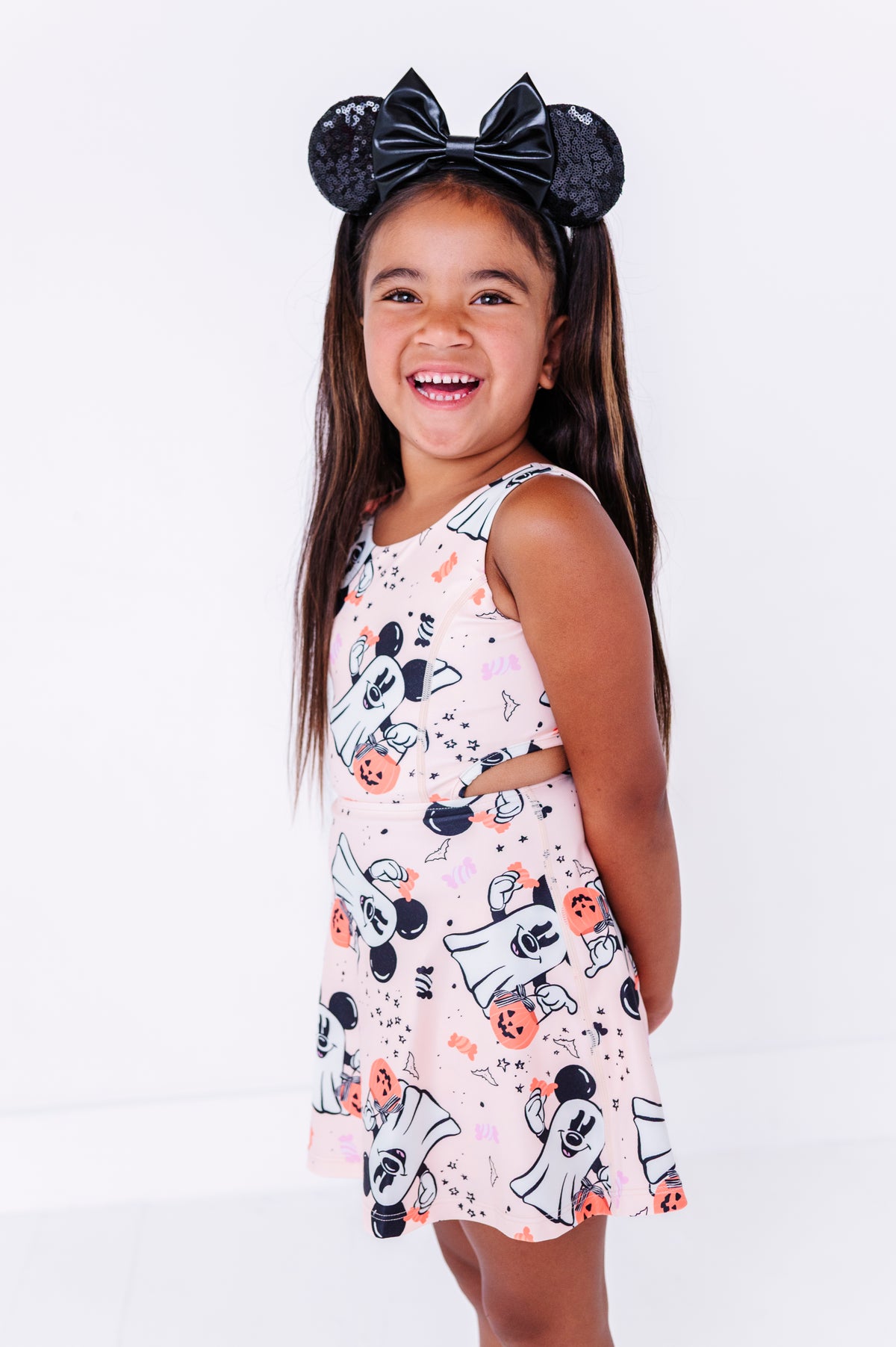Trick-or-Treat Mickey Ghost | OPEN SIDE ACTIVE DRESS