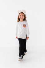 Load image into Gallery viewer, Piggy Pumpkin (STRIPE) | SIDE SPLIT SWEATSHIRT