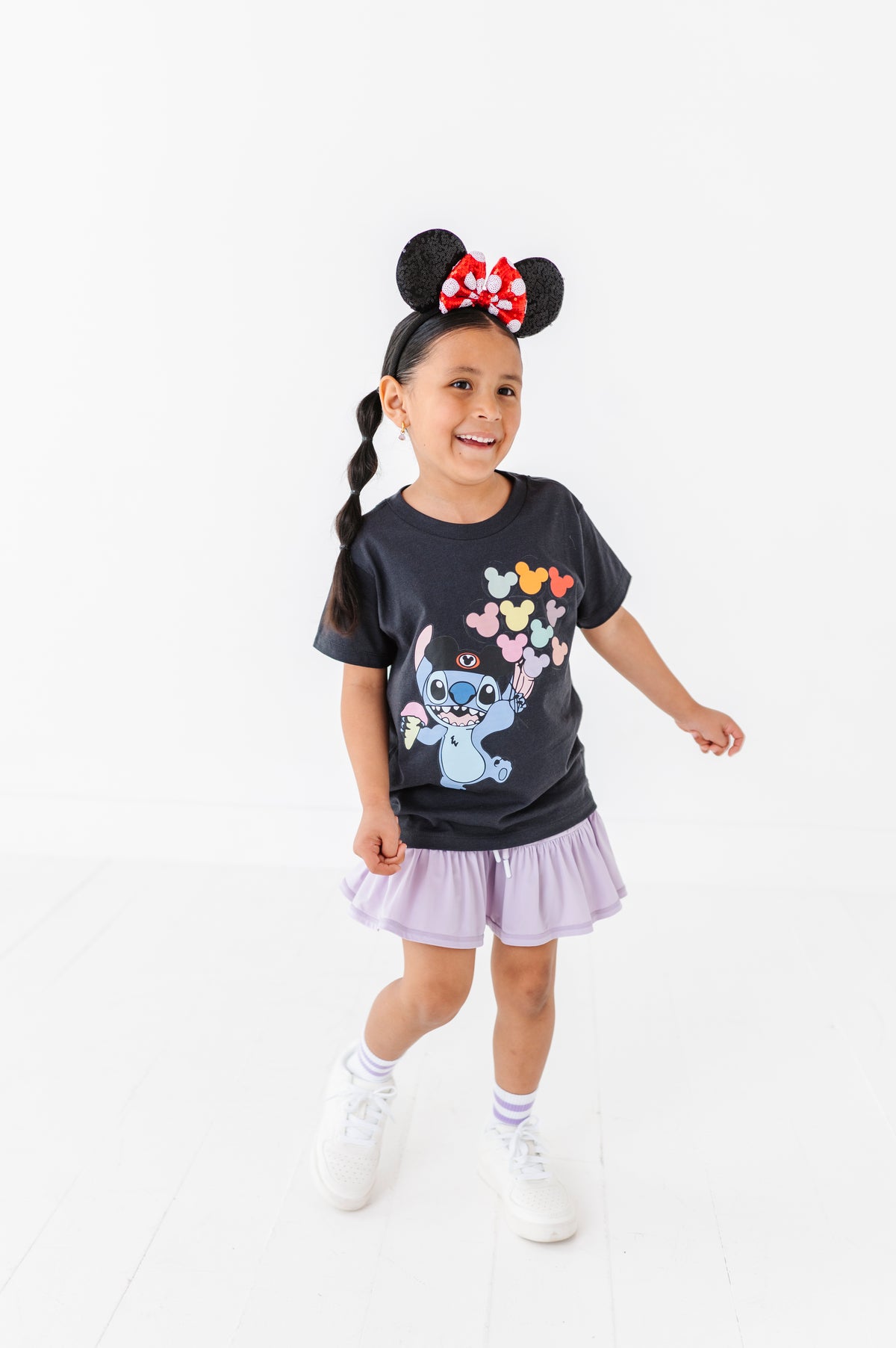 Balloon Stitch | KIDS CHARCOAL TEE