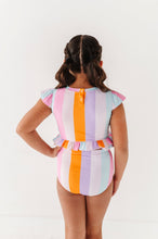 Load image into Gallery viewer, Summer Stripes: Cap Sleeve TWO-PIECE