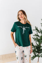 Load image into Gallery viewer, Merry Christmas Bow | (GREEN) ADULT (Both CROP + FULL LENGTH listed here!)