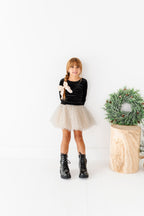 Cream + Dottie | MESH Skort
