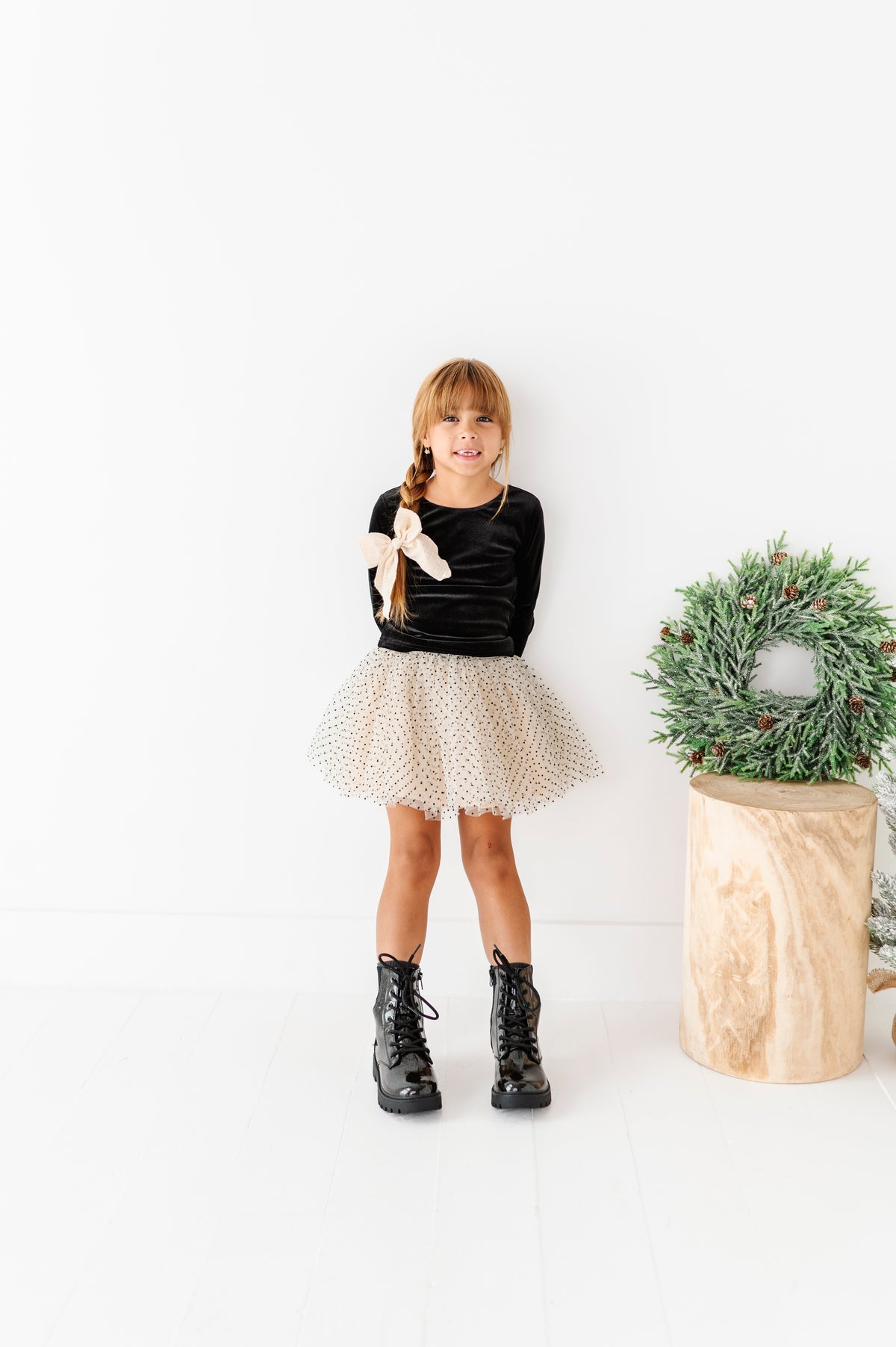 Cream + Dottie | MESH Skort