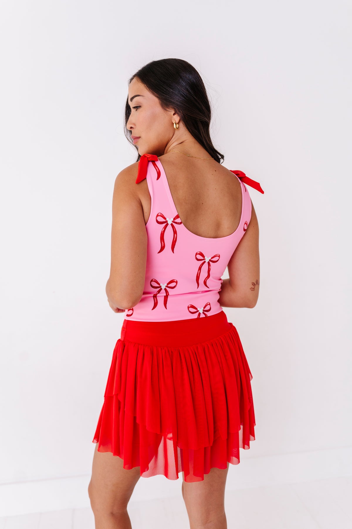 Pink Park Bows | ADULT Bow Tank