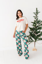 Load image into Gallery viewer, GREEN Santa Stripes | WOMEN'S Pants