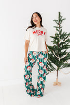 GREEN Santa Stripes | WOMEN'S Pants