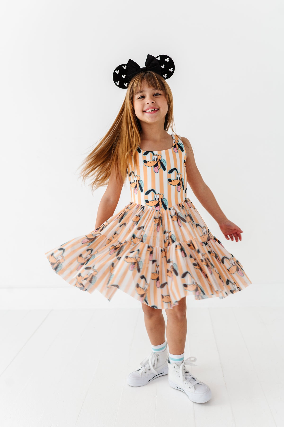 PLUTO Stripe (KIDS) | Mesh DRESS