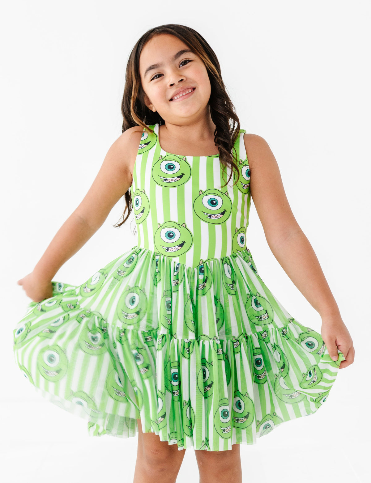 MONSTER MIKE Stripe (KIDS) | Mesh DRESS