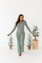 Load image into Gallery viewer, Green Stripes | Women’s PJ TOP