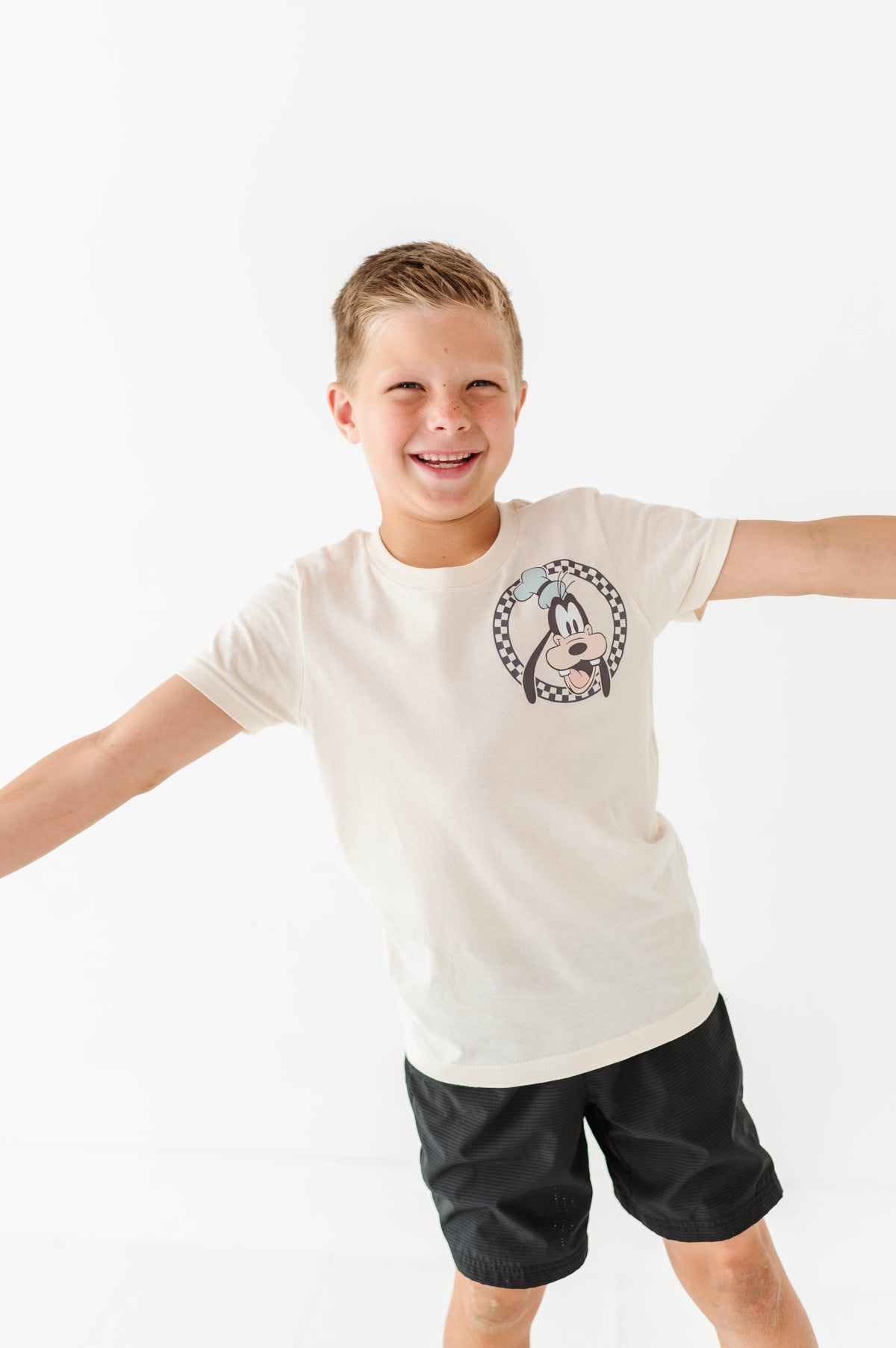 Goofy Circle | KIDS CREAM TEE