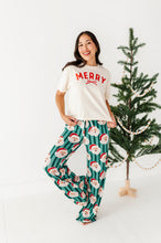 Load image into Gallery viewer, GREEN Santa Stripes | WOMEN'S Pants