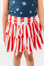 Load image into Gallery viewer, Red Stripe Skort