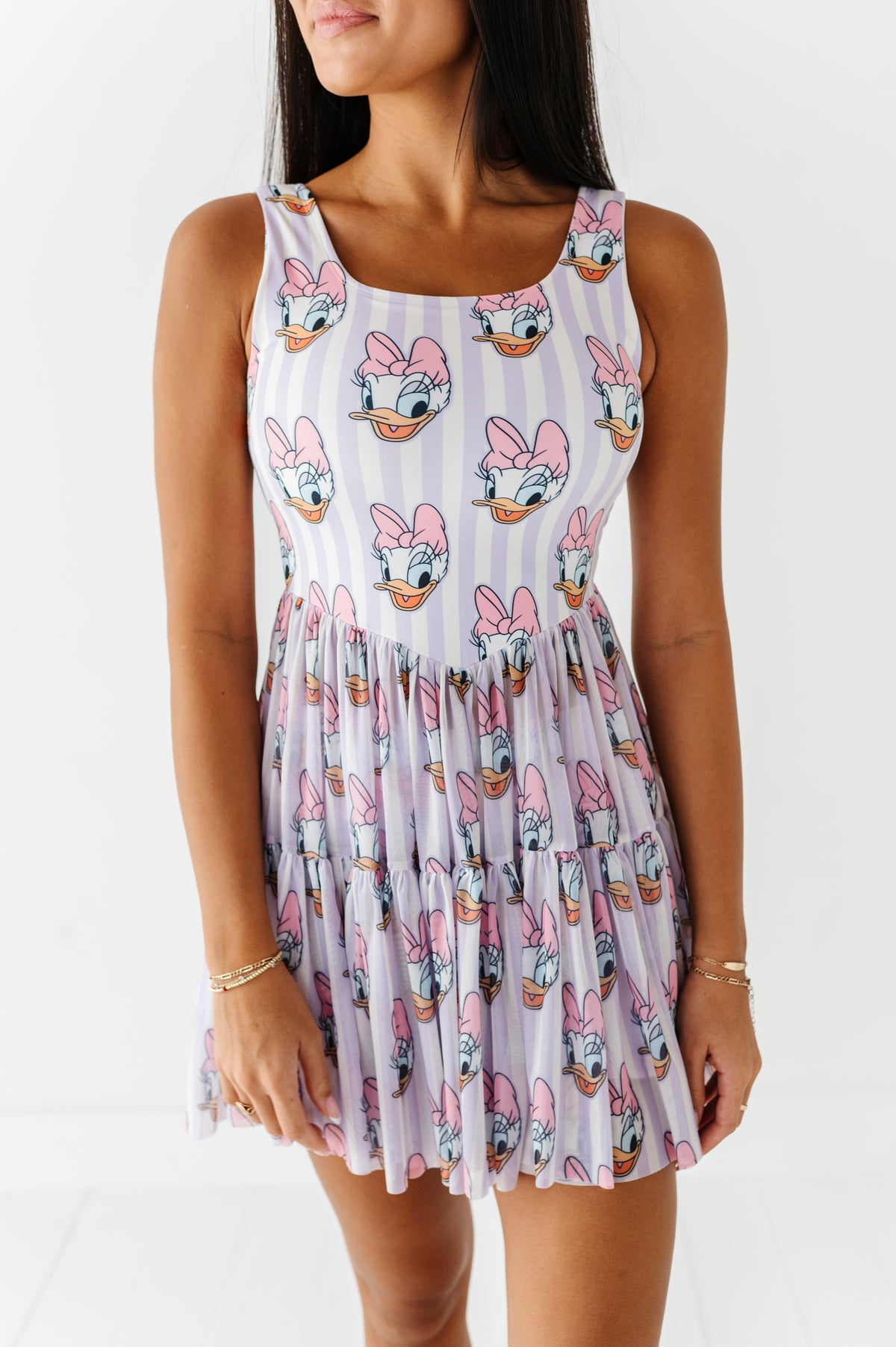 DAISY Stripe (ADULT) | Mesh DRESS