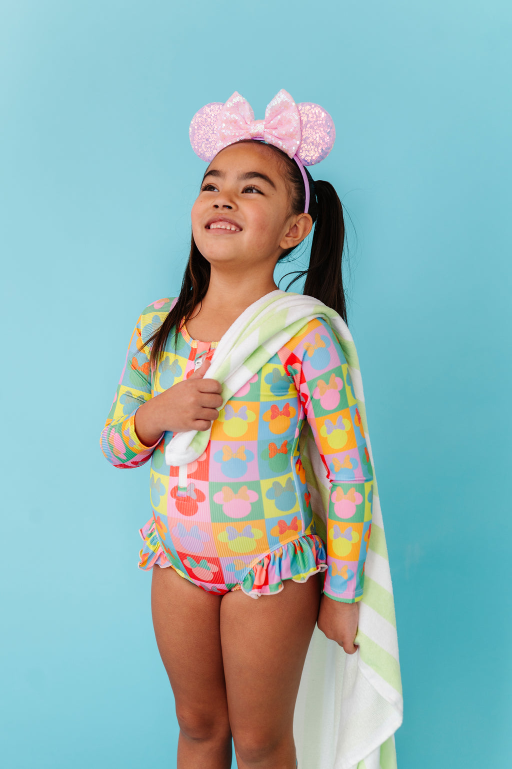 Pop Art Minnie | ONE-PIECE Rashguard Suit