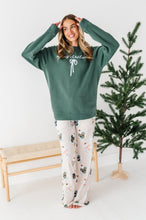 Load image into Gallery viewer, Merry Christmas Bow | (GREEN) FULL LENGTH SWEATSHIRT