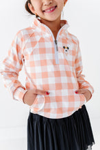 Load image into Gallery viewer, Pretzel Ghostie (PLAID) | KIDS 1/4th ZIP