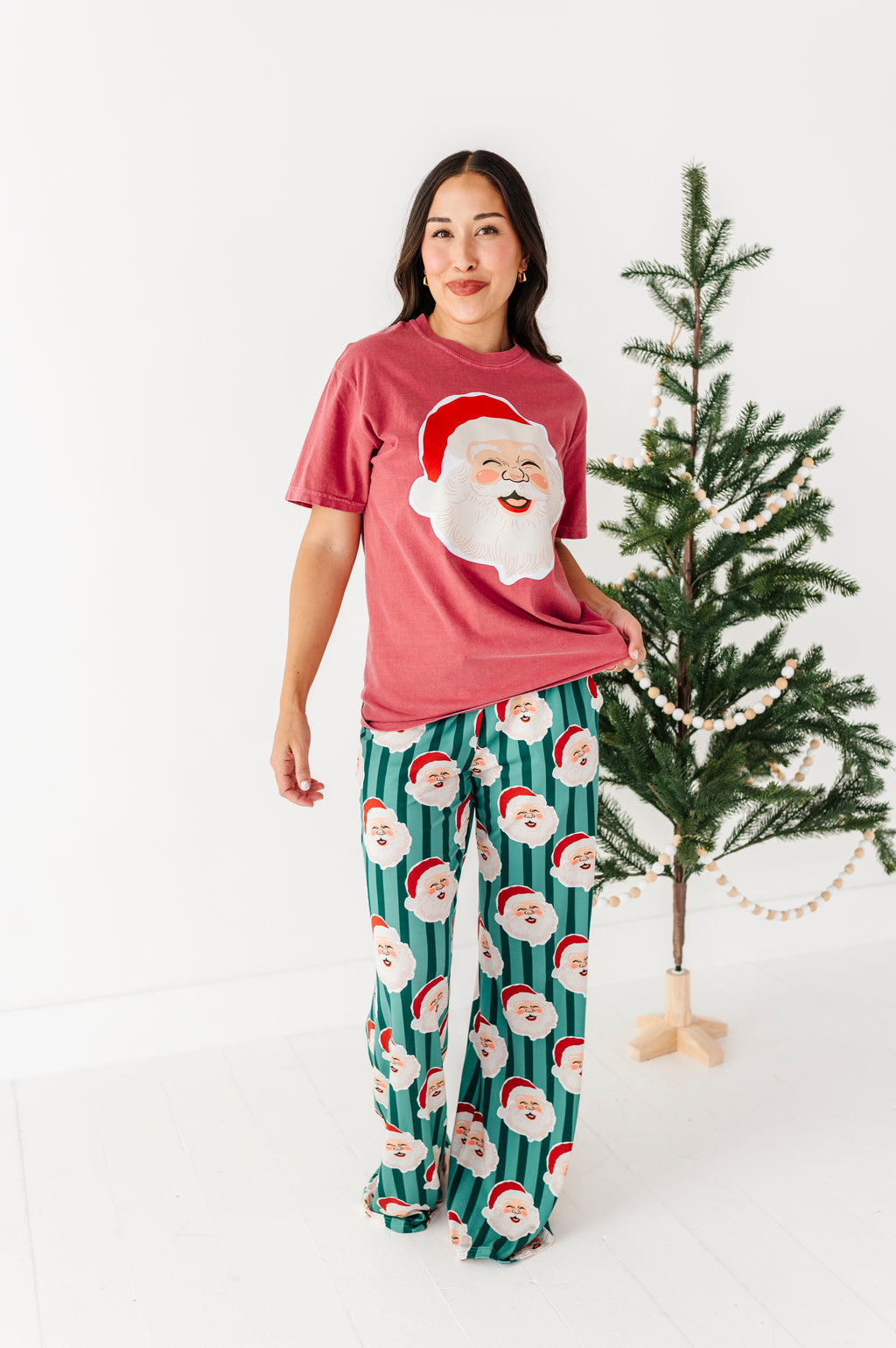 Crimson Santa | ADULT FULL LENGTH TEE