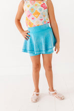 Load image into Gallery viewer, Capri Blue | RIBBED SKORT