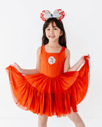 Moana (KIDS) | Burnt Orange Mesh DRESS