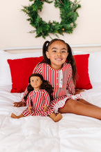 Load image into Gallery viewer, Red Stripes | DOLL DRESS
