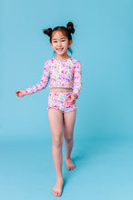 Load image into Gallery viewer, Sugarwave Leopard | 1/4th ZIP RASHGUARD 2-PIECE