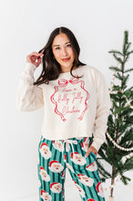 Load image into Gallery viewer, Holly Jolly | CROPPED SWEATSHIRT