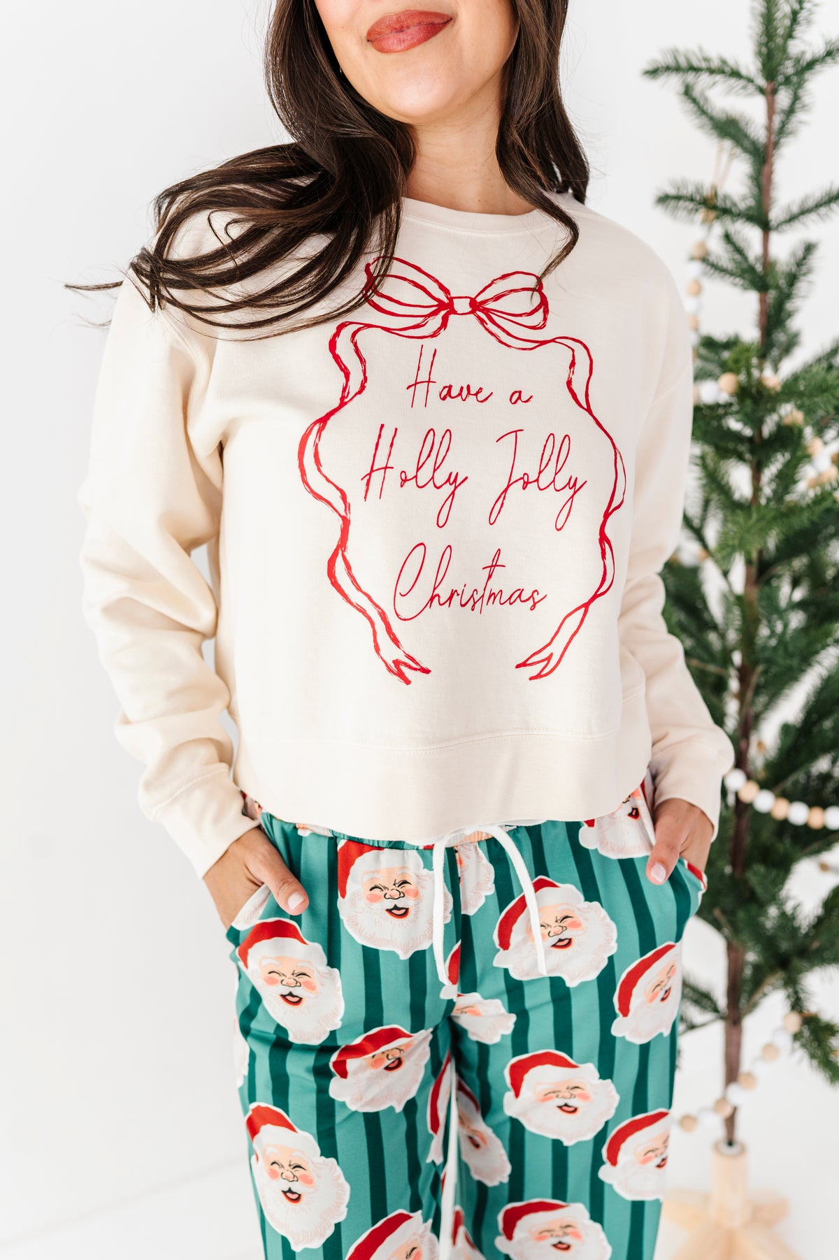 Holly Jolly | CROPPED SWEATSHIRT