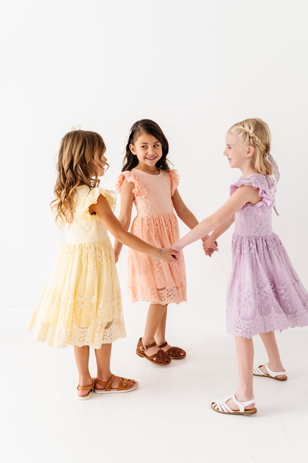 Petal Peach | LACE DRESS