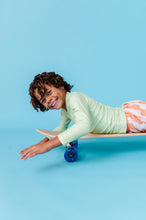 Load image into Gallery viewer, Tangerine Tide Stripes | BOYS SWIM SHORTS