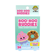 Load image into Gallery viewer, Kids Bandages | Cupcake + Donut (24 Count, Latex-Free)
