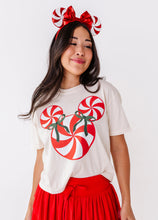 Load image into Gallery viewer, Red Peppermint Mouse | ADULT Cream *BOTH CROP + FULL LENGTH HERE!*