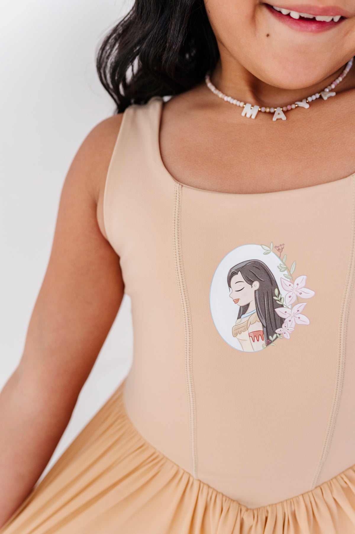 Pocahontas (KIDS) | Sand Mesh DRESS