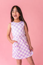 Checker Charm | Tennis Dress (with shorts!)