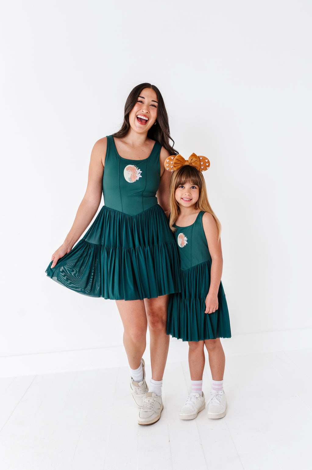 Merida (ADULT) | Teal Mesh DRESS