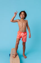 Load image into Gallery viewer, Coral Coastal | BOYS SWIM SHORTS