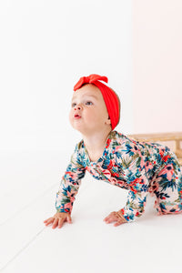 Holly Floral | ZIP ROMPER