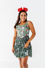 Load image into Gallery viewer, Mickey's Evergreen Check | ADULT Mesh Dress