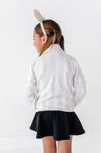 Load image into Gallery viewer, Piggy Pumpkin Stripe | KIDS 1/4th ZIP
