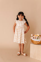 Load image into Gallery viewer, Honey Gingham | TIE-BACK DRESS