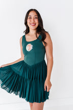 Merida (ADULT) | Teal Mesh DRESS
