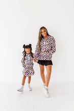Load image into Gallery viewer, Checkered Minnie Pumpkins | KIDS 1/4th Zip Up