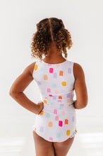 Load image into Gallery viewer, Painted Dotty: Tie Front TWO-PIECE