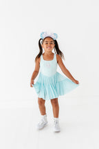 Elsa (KIDS) | Icy Blue Mesh DRESS