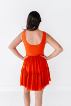 Moana (ADULT) | Burnt Orange Mesh DRESS